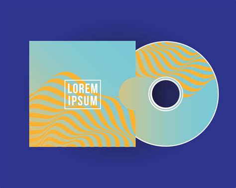 Mockup cd with cover template 1985438 Vector Art at Vecteezy