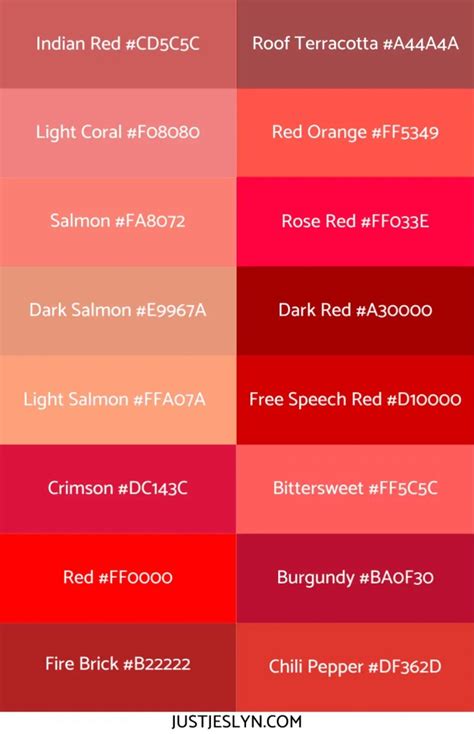 Names for Colors: 160 Ideas To Inspire Your Next Project (With Hex Codes!)