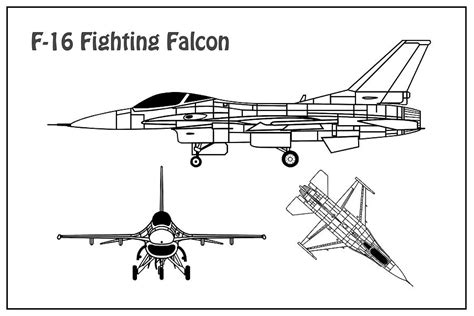 F16 Fighter Plane Drawing - Bonslugares Wallpaper