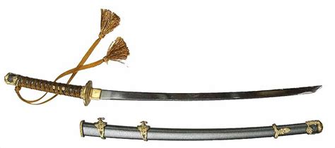 Toshiro Mifune - Sword w/ Light Brown Handle & Scabbard (Metal) - Toy ...