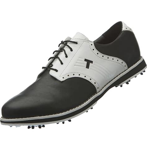 True Linkswear True Classix Golf Shoes - Black/White at InTheHoleGolf.com