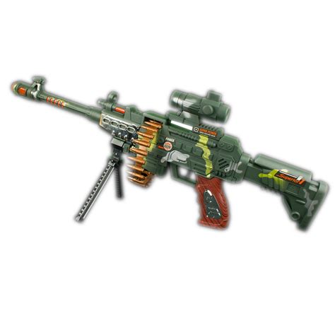 LED Light Up Camo Sniper Rifle Toy Gun | Best Glowing Party Supplies