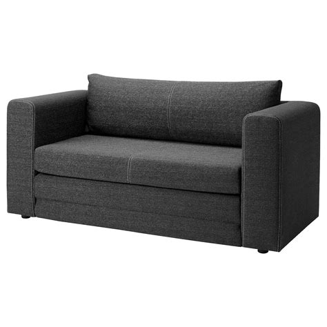 ASKEBY Two-seat sofa-bed - grey - IKEA