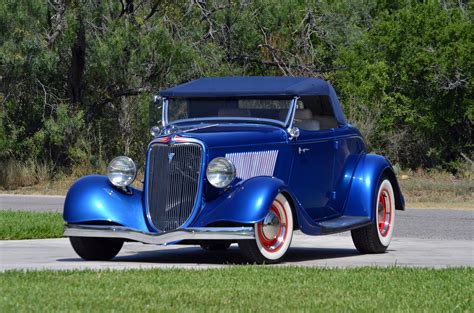 1934, Ford, Roadster, Hotrod, Hot, Rod, Custom, Old, School, Blue, Usa ...