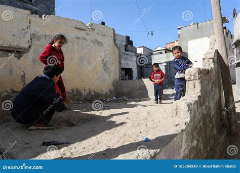 Palestinian Refugees Rafah Camp, Southern Gaza Strip Editorial Stock ...