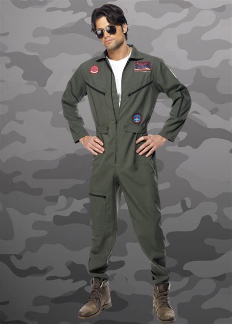 Adult Mens Top Gun Pilot Costume