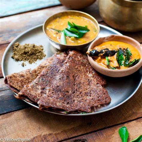 Instant Ragi Dosa recipe - Finger Millet / Nachni Dosa ready in 10 min