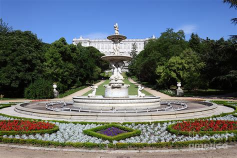 Royal Palace Gardens Madrid Photograph by James Brunker