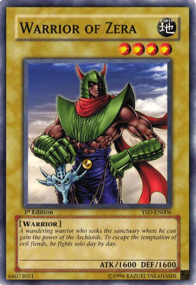 Warrior of Zera | Yu-Gi-Oh! Wiki | Fandom