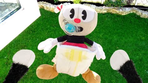 Cuphead Plush - Baby Cuphead Thrown Out The Window - YouTube