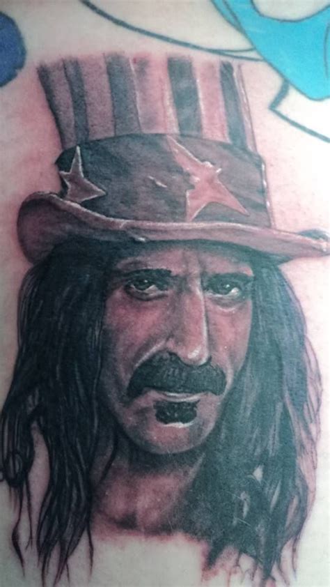 Frank Zappa, Gene Martin, Mean Team tattoo, New Plymouth, New Zealand I ...