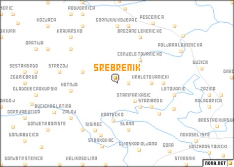 Srebrenik (Croatia) map - nona.net