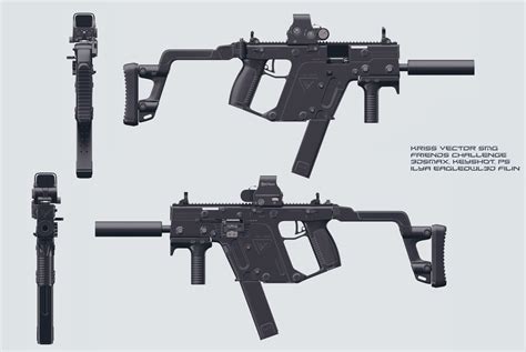 KRISS VECTOR SMG by Eagleowl3d on DeviantArt