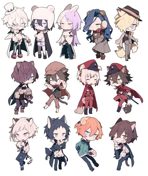 A super cute BSD fanart found on Twitter! : r/BungouStrayDogs