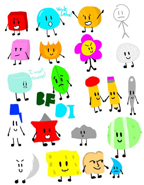 Bfdi Characters - MH Newsoficial