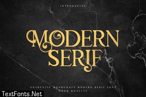 Modern Serif - Elegant Serif Font