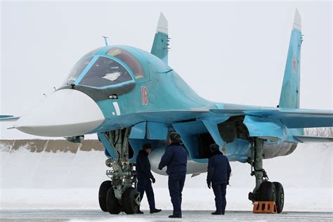 Fierce SU-34 Bombers Ready for Intense Training During the Infamous ...