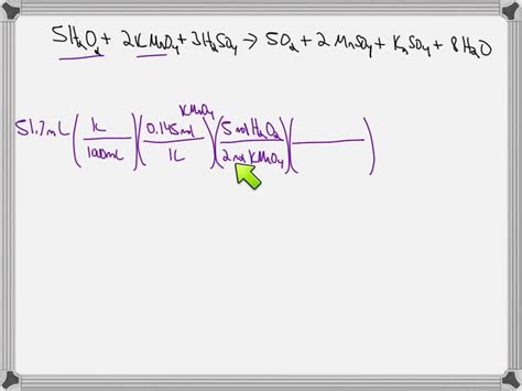 SOLVED: A solution of hydrogen peroxide, H2O2, is titrated with a ...