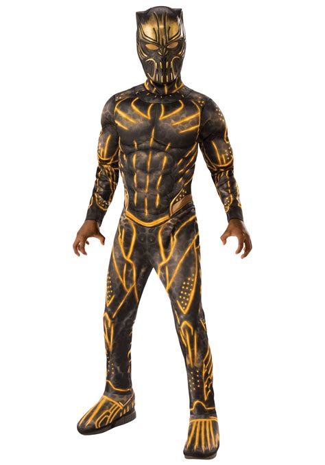 Black Panther Killmonger Deluxe Kids Battle Suit Costume