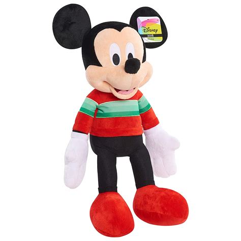 Disney 15176 Mickey Mouse Holiday 2018 Plush, Multicolor - Walmart.com ...