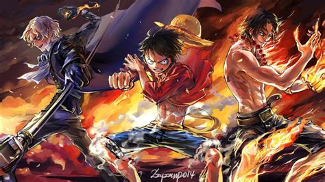 Ace Sabo And Luffy Wallpaper