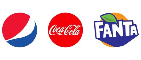 Most popular soda drinks logos 13949179 Vector Art at Vecteezy