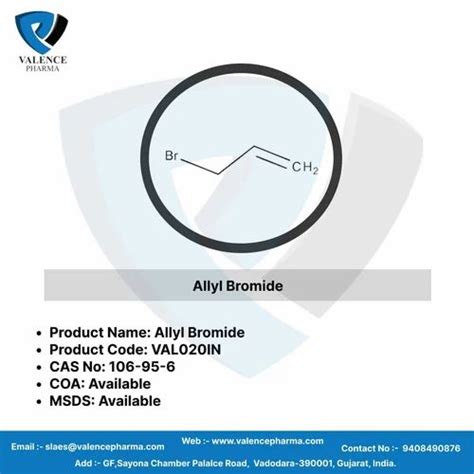 Allyl Bromide intermediate at Rs 750 in Vadodara | ID: 2851527954033