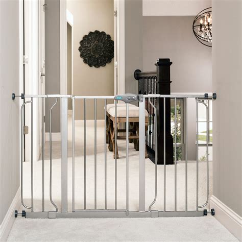 Baby Gate With Door 49 Inch Child Door Wide Walk Thru Pet Safety Gate ...