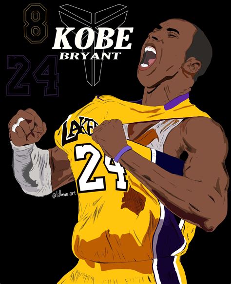 Mamba portrait : r/lakers