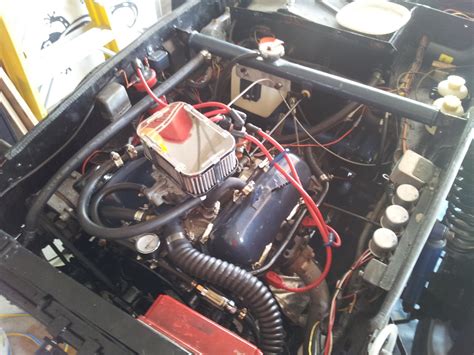 1971 SAAB Sonett III Restoration: Beautiful Engine Bay