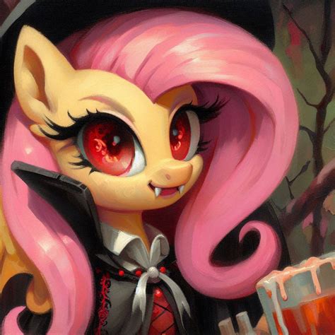 fluttershy Vampire, Figurative Art by discord03 on DeviantArt