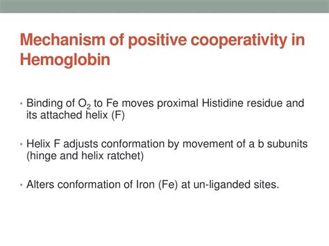 Oxygen Binding by Myoglobin and Hemoglobin