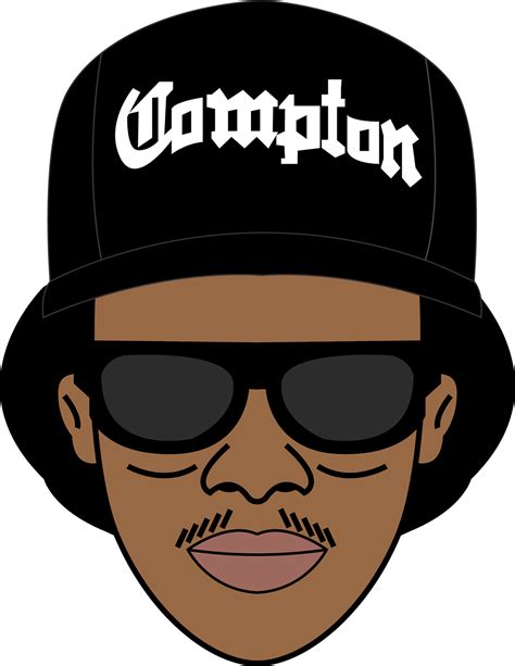 Eazy-E, Iconic Rapper, Vintage Style Free PNG