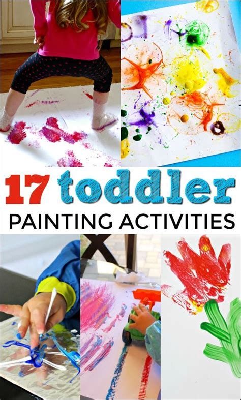 Painting Activities for Toddlers | Toddler painting activities, Art ...