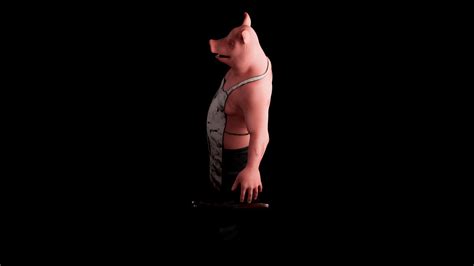 Pig Humanoid 3D model - TurboSquid 1743180