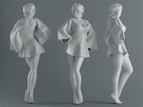 3d Printable Model Women Wear Skirts 005 Cgtrader | Free Hot Nude Porn ...