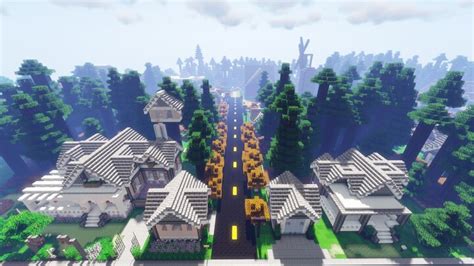 Minecraft Suburban Town