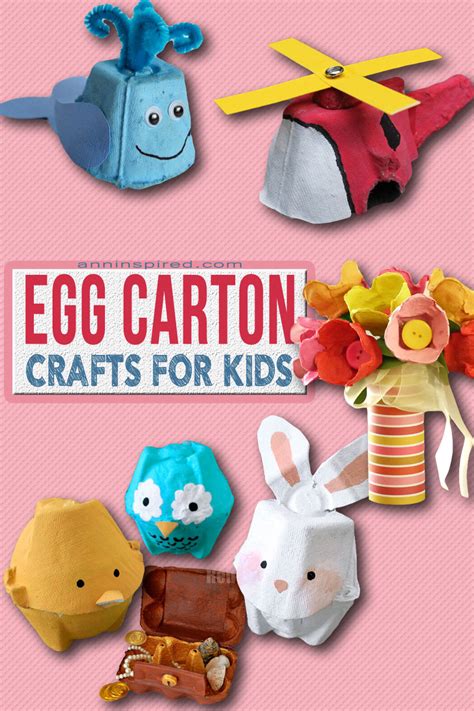 9 Cute Egg Carton Crafts for Kids | Ann Inspired