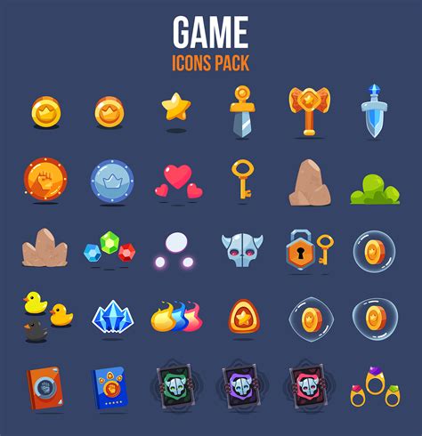 Game icons pack :: Behance