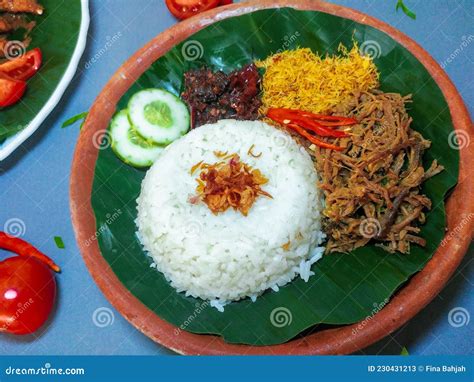 Nasi Krawu Traditional Food from Gresik, Indonesia. Stock Image - Image ...