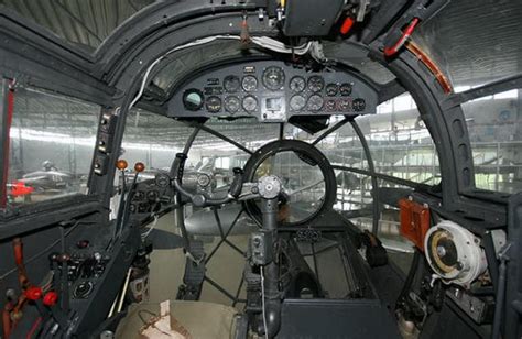 Cockpit of a He 111. | Wwii airplane, Cockpit, Aircraft