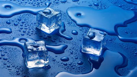 Ice Cubes With Water Drops 4K HD Ice Cube Wallpapers | HD Wallpapers ...