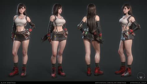 ArtStation - Tifa Lockhart, Blair Armitage | Tifa lockhart, Female ...