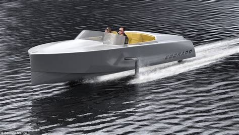 The 'Tesla of speedboats': £120,000 electric yacht travels 50 miles on ...