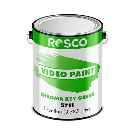 Rosco Chroma Key Green 5711 Paint – 3.79 Litre Can | Light up my Life