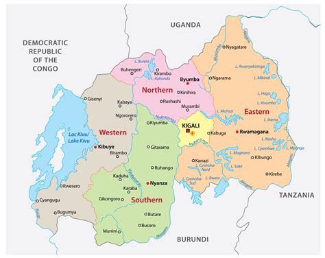 Rwanda Ethnic Map