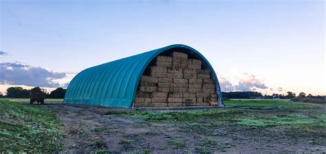 Fodder storage shed, Storage for hay & straw bales | SHELTERALL®