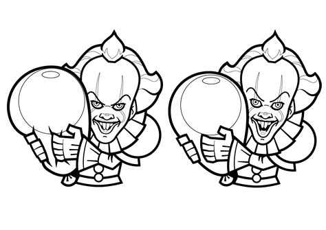 Coloring Pages Of Pennywise The Clown