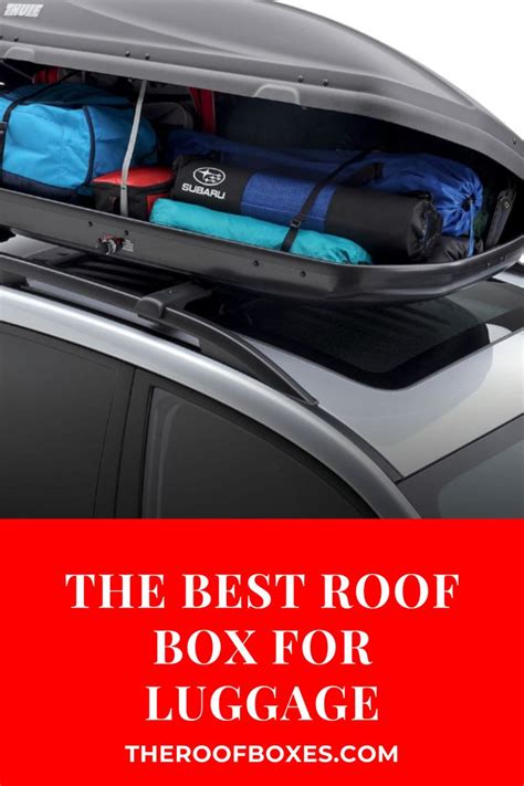 Best Roof Cargo Box For Luggage | Roof box, Car roof box, Roof storage