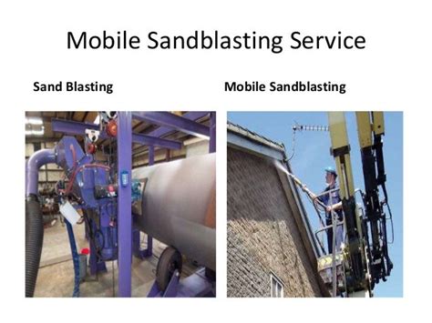 Process of sand blasting